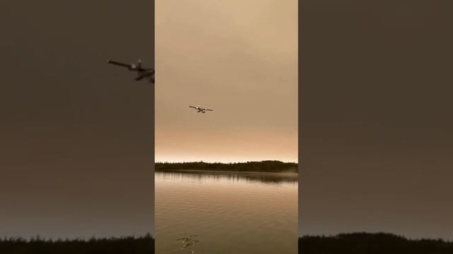 Fishing on the @Flyairtindi flight path on a #smokey morning. #fishing #yellowknife #shortsvideo смотреть онлайн