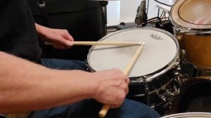 How to do a smooth snare drum press roll