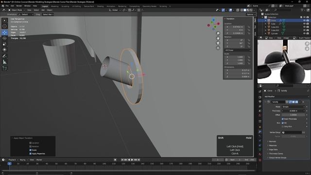 10 - Adding External Details. STRATEGIES for MODELING and TEXTURING in Blender