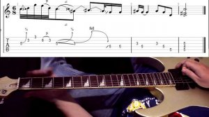 Texas Блюз. Lick SRV с двойным бендом в G. Разбор с табами.