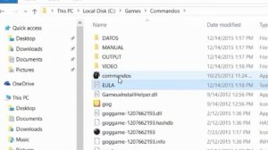 Commandos Directx 5 Not Found Fix - GOG Version (Win 10 64Bit)