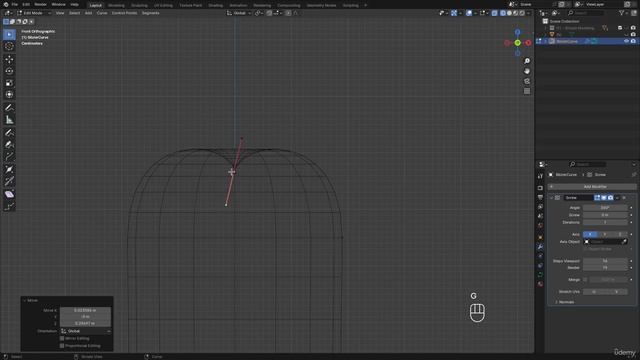 02 - 04 - Basic modeling - using curves & modifiers