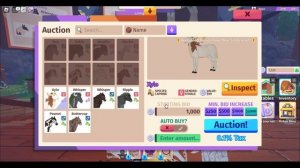 Аукцион! Заработай МНОГО Подков! Horse Life roblox
