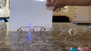 Blue Light Blocking Glasses Demo