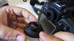 Nikon D810 - DK-17M magnifying eyepiece and DK-19 rubber eyecup installation