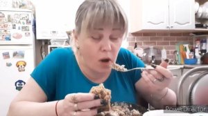 Мукбанг  Готовлю быстрый и вкусный  в сметанном соусе