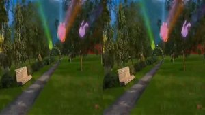 3D Rainbow Bunnies,фильм для очков вертуальной реальности