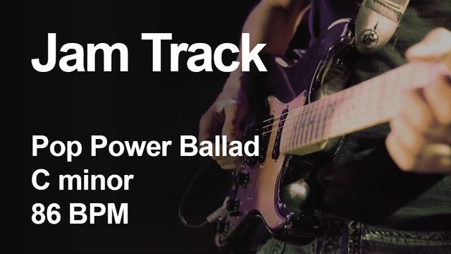 Pop Power Ballad Jam Track in C minor - BJT #5