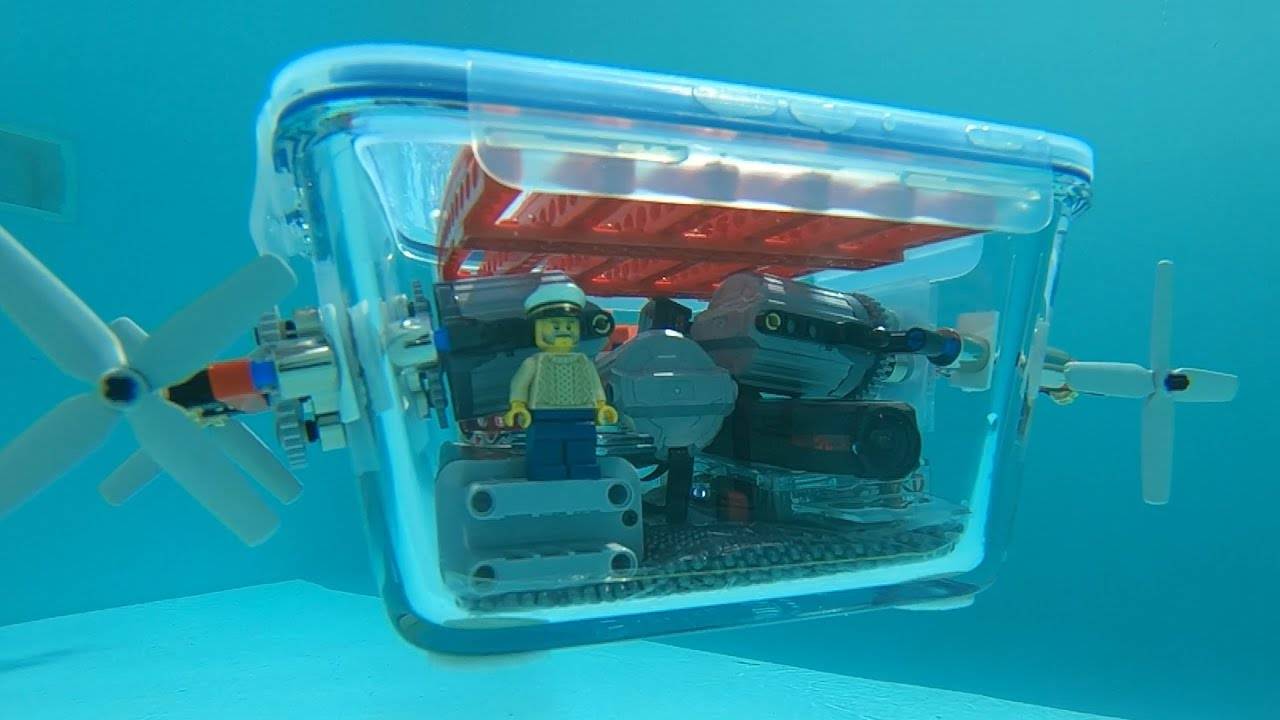 Строительство подводной лодки 2.0 с питанием от LEGO - магнитные муфты смотреть онлайн