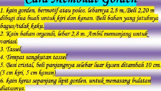 Cara Membuat Gorden смотреть онлайн