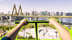 ОТ ПЕРВОГО ЛИЦА ГЛАЗАМИ САМОКАТЕРА В САМОМ БОЛЬШОМ ПАРКЕ РОССИИ