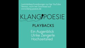 Ein Augenblick Playback Ulrike Zengerle Piano Instrumental Karaoke