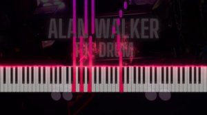 Alan Walker - The Drum transposed version Piano Tutorial