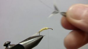 Fly Tying Yellow Emerger