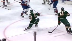 Кирилл Капризов оформил дубль в матче НХЛ.