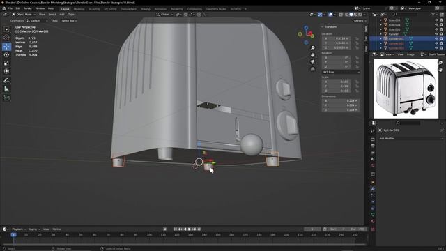 12 - Geometry Issues. STRATEGIES for MODELING and TEXTURING in Blender