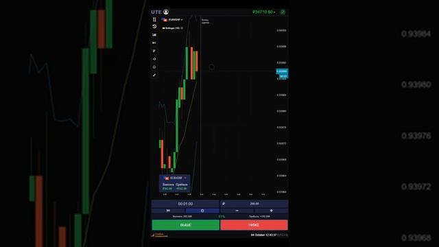 BINARY OPTION  UTE LIMITED  ТРЕЙДИНГ # 66 #инвестиции #pocketoption #акции