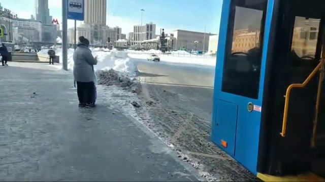 "ЭТО ТРОЛЛЕЙБУС!" Троллейбус СВАРЗ-МАЗ-6275 на Комсомольской площади