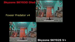 Skyzone SKY03O Oled VS Skyzone SKY02S V+ (TEST DVR ) Cравнение записи ДВР очков