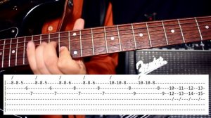 Разбор соло Highway Star - Deep Purple. Основная гитара.