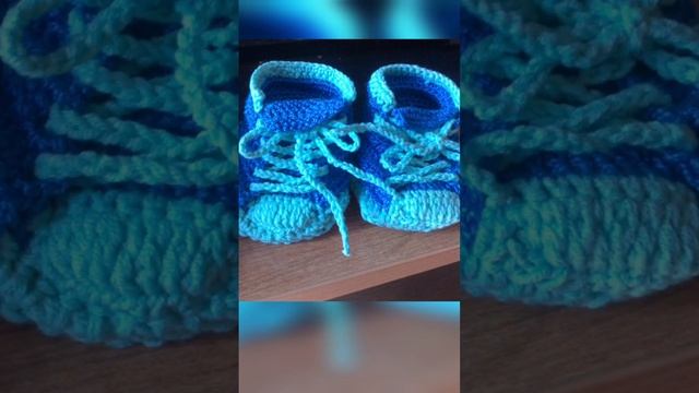 #вязаниекрючком #вяжемслюбовью #пинетки #кроссовки #adidas