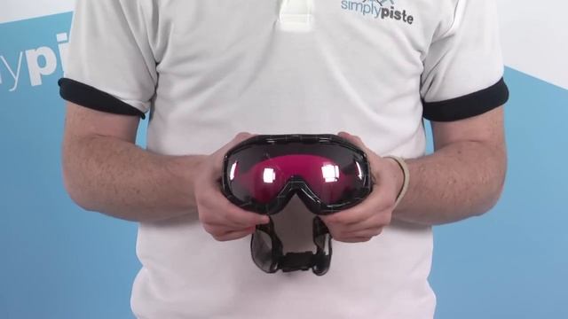 Bolle Quasar Goggle - Black Plaid with Vermillion Gun Lens - www.simplypiste.com смотреть онлайн