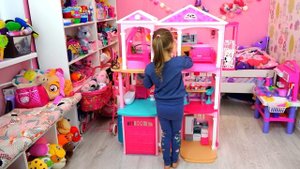 ДОМИК БАРБИ И Замок ЭЛЬЗЫ Мечта каждой девочки Кукольные домики Barbie and Elsa Frozen