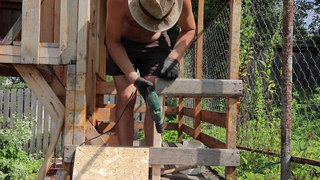 Скалодром горка с канатом. смотреть онлайн