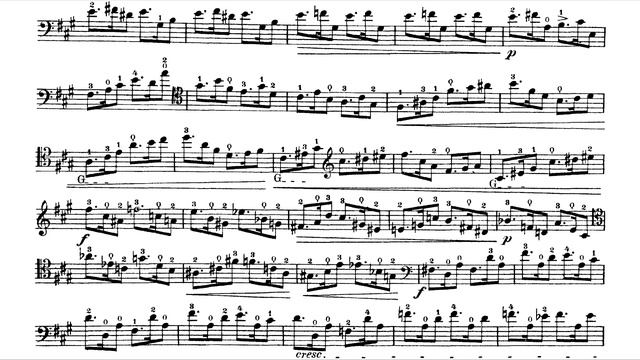 David Popper - Op.73, Étude No.5 Hohe Schule des Violoncello-Spiels