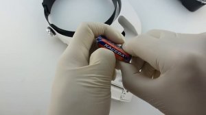 Easyinsmile 2 LED Headband Illuminating Magnifier with Portable Detachable LED Head Lamp Source box