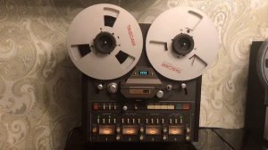 Tascam 34 b reel tare recorder demonstration .