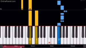 Alan Walker - Faded - Piano Tutorial - Easy Version