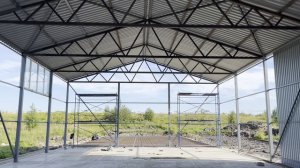 Ангар 12х24, высота 5м до ферм.