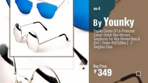 Top 10 Sunglasses Goggles [2018]: Y&S Uv Protected Non Polarized Wayfarer Boy's Girl's Men's &