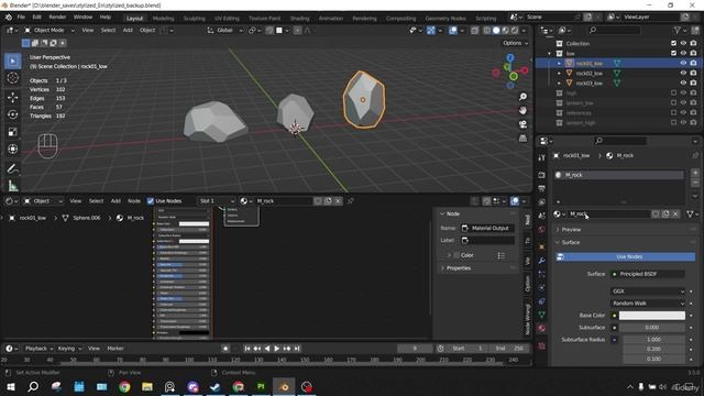 17. Material Setup. GHIBLI STYLE 3D MODELING with Blender