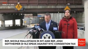 Nicole Malliotakis And Josh Gottheimer Rail Against Proposed NYC Congestion Pricing