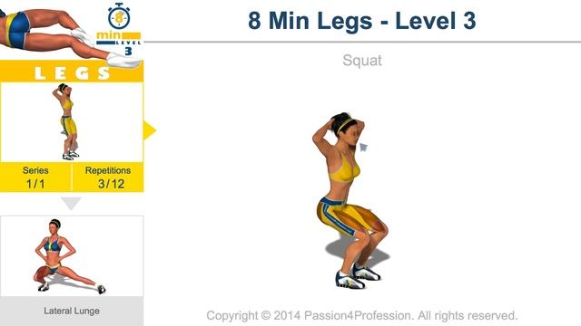 8 Min Legs - Level 3