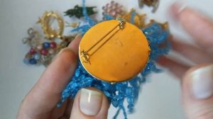 26.Окончание распаковки посылки с винтажными украшениями - Coro, B&W, Trifari. #Винтажная красота