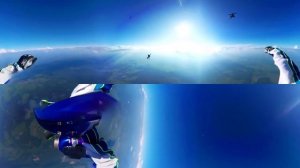 360 VR VIDEO SKY DIVING | 360 ГРАДУСОВ ОЧКИ ВИРТУАЛЬНО РЕАЛЬНОСТИ ВИДЕО ПАДЕНИЕ С НЕБА