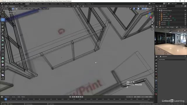 15. Finishing the office frames. ARCHITECTURAL VISUALIZATION in Blender Substance Painter