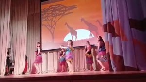 Танцевальный номер "Африка"