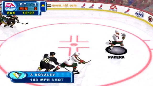 NHL 2001 Gameplay Minnesota Wild vs Pittsburgh Penguins смотреть онлайн