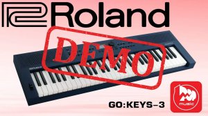 Синтезатор ROLAND GOKEYS-3 - демонстрация звучания