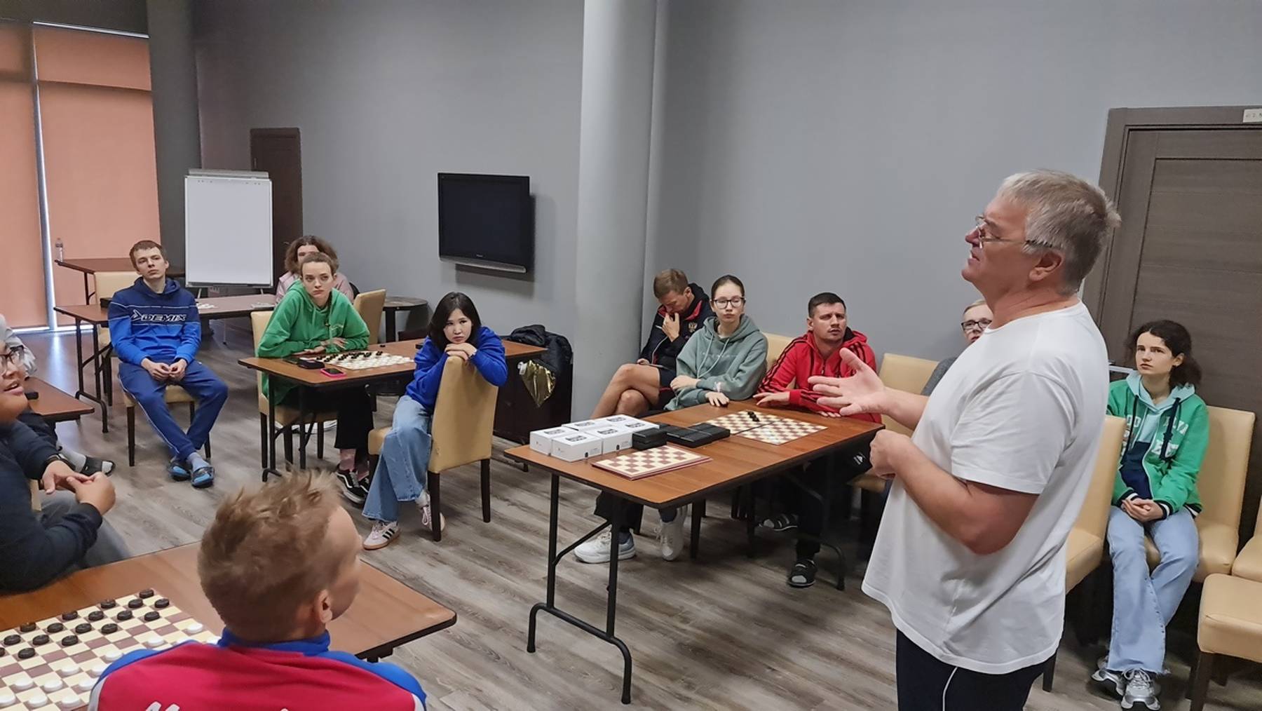 2024. Golikovo. Draughts Deaf Russia Training. Video 1 - Meeting, training games