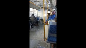 Чебоксары. Поездка на троллейбусе БТЗ 52768Р 1129, по маршруту №21