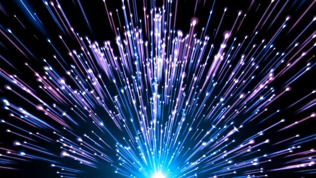 8K 60fps (!!!) Motion Background - Purple Blue Firework Mushrooms