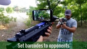 BarTag game video. ar-shooter. Дополненная реальность.