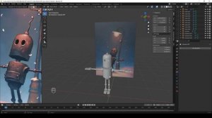 BLNDER 4 для тех, кто только начинает. Урок 3. Доделываем модель робота