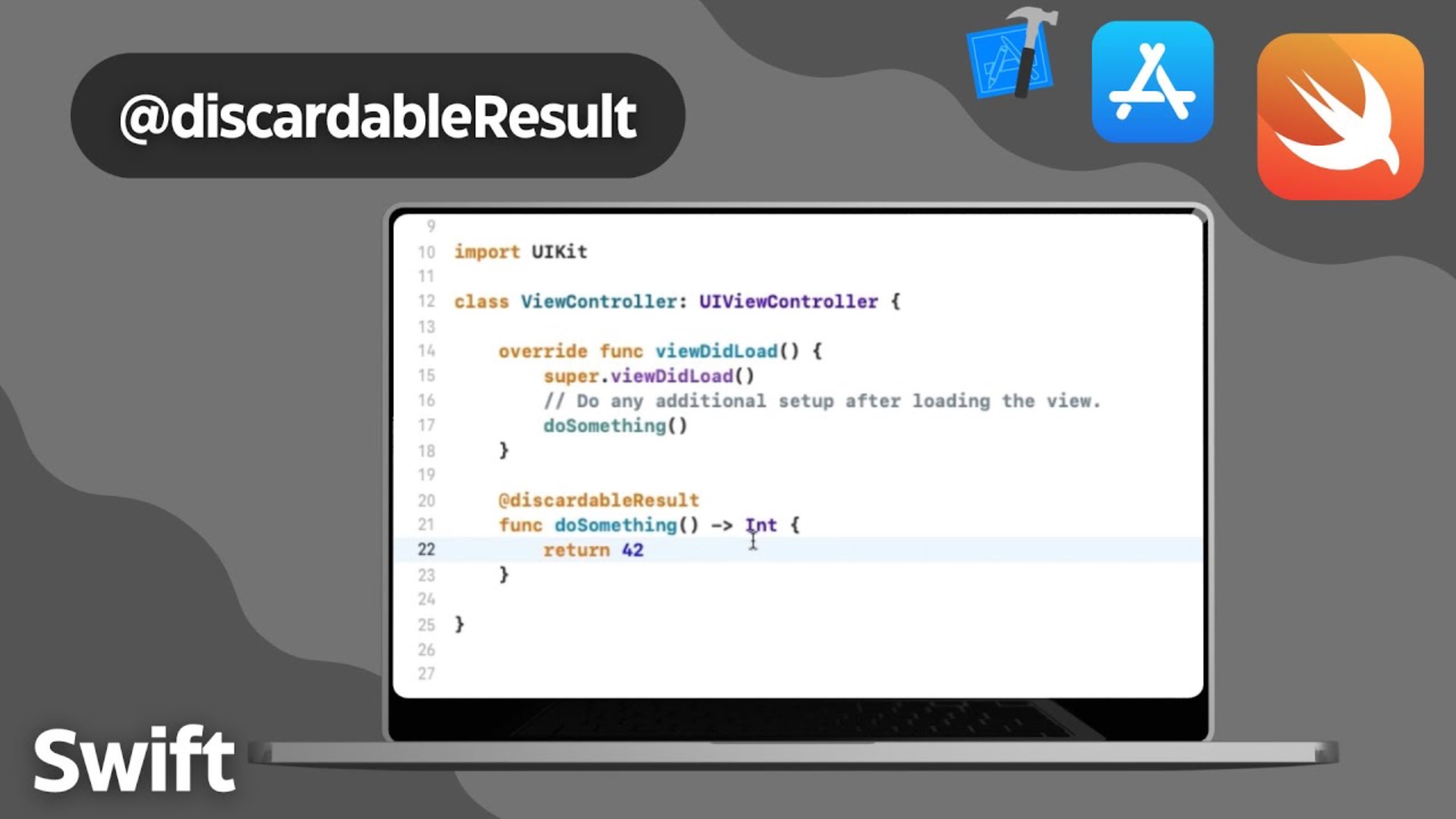 Атрибут @discardableResult на примере сетевого запроса (Swift, iOS, Xcode)