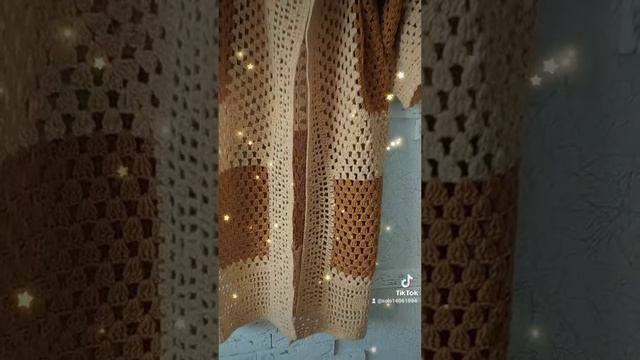КАРДИГАН КРЮЧКОМ ШЕСТИУГОЛЬНИК #вязание #вязаниекрючком #кардиганкрючком
